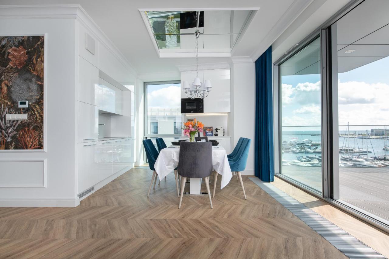 Yacht Park Premium Apartment Sea View Gdynia Exterior foto