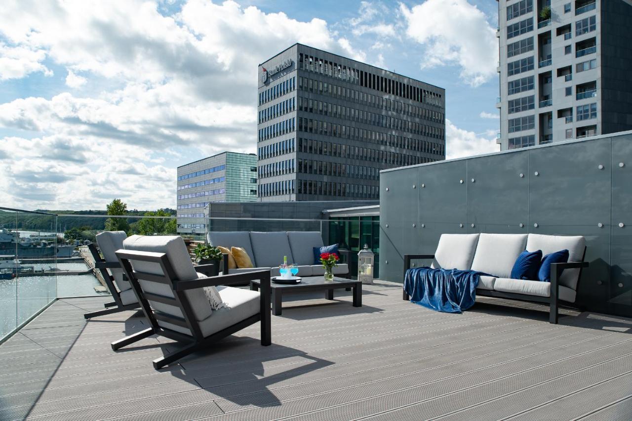 Yacht Park Premium Apartment Sea View Gdynia Exterior foto