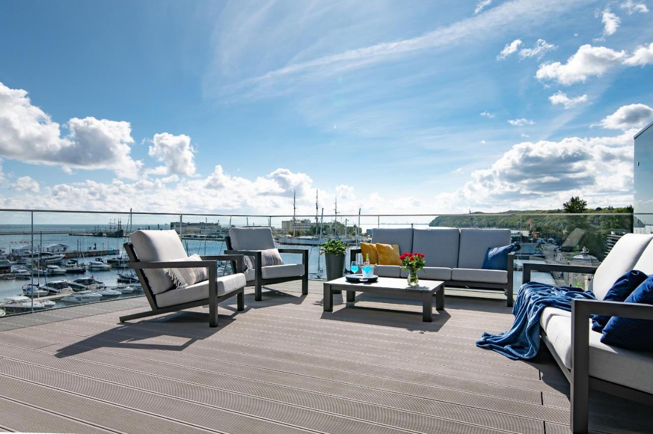 Yacht Park Premium Apartment Sea View Gdynia Exterior foto